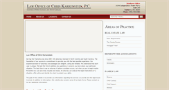 Desktop Screenshot of chriskarrenstein.com